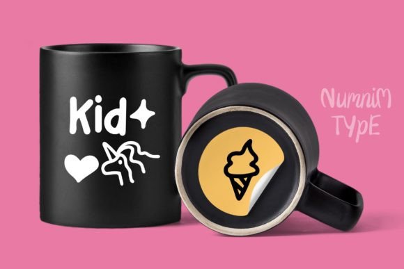 Kid Font PNG with transparent background - Preview 3