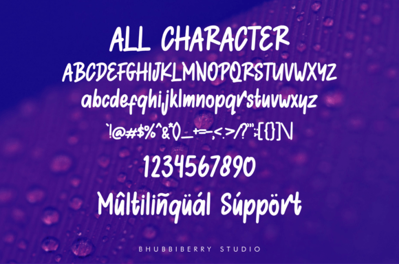 Looney Font PNG with transparent background - Preview 5