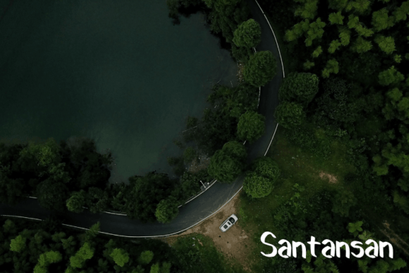 Santansan Font PNG with transparent background - Preview 3