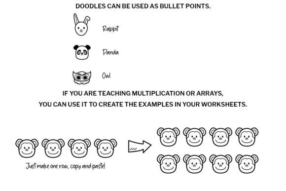 Animal Doodle Font - Preview 6
