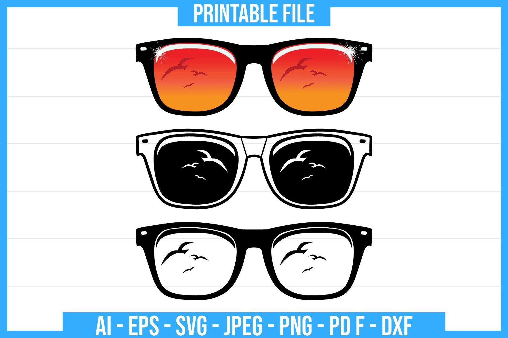 Beach Sunglasses Svg, Summer Sunglasses Graphic by ART Fanatic ...