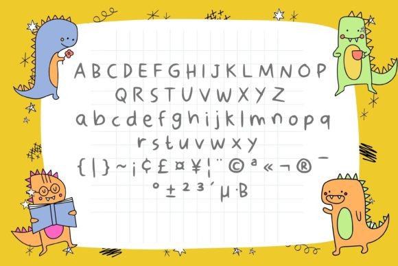 Disordered Font PNG with transparent background - Preview 1