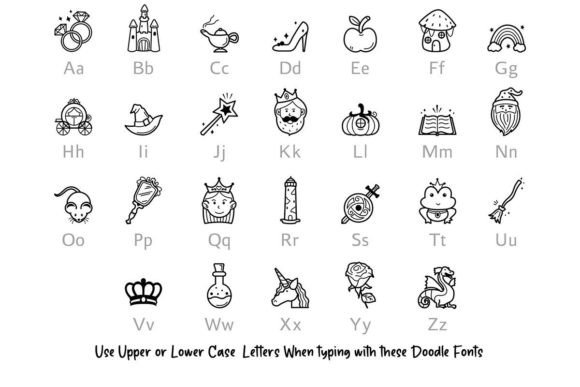 Fairy Tale Doodle Font - Preview 1