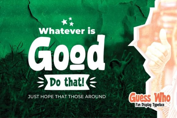 Guess Who Font - Preview 4