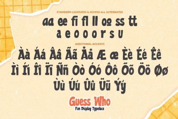 Guess Who Font - Preview 6