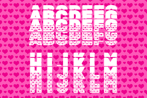 Loveu Font PNG with transparent background - Preview 1
