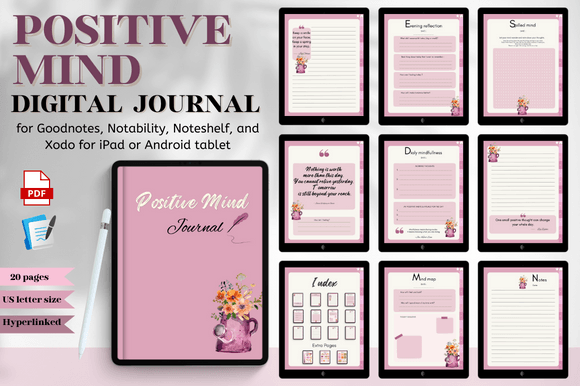 Positive Mind Journal/Digital Journal