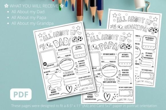 All About My Dad ,Kids Gift for Fathers Graphic by Orcar design ...