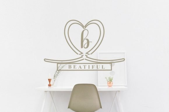 Apple Love Monogram Font - Preview 4