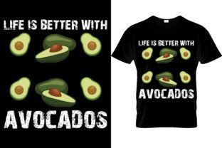 Avocados T-Shirt Design Graphic by Print Magic · Creative Fabrica
