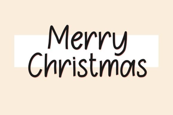 Christmas Line Font - Preview 1