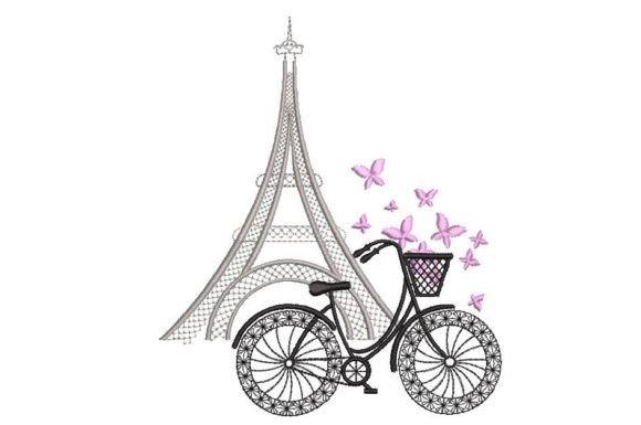 Eiffel Tower and Bike
