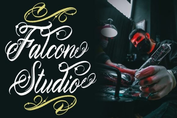 Eighteen Tattoo Font - Preview 1