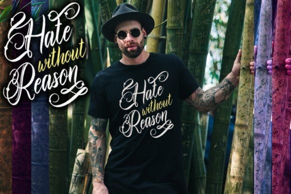 Eighteen Tattoo Font - Preview 4