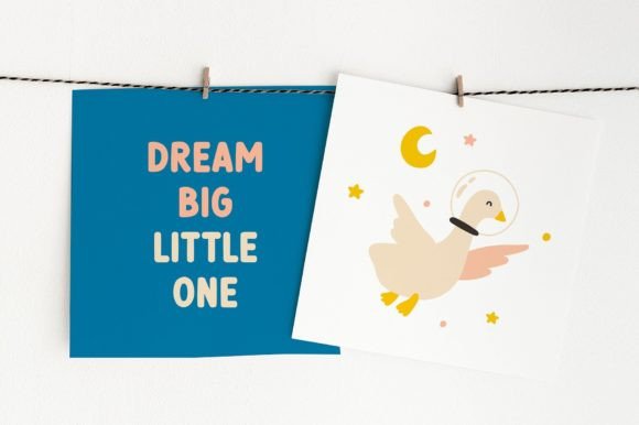 Little Goose Font PNG with transparent background - Preview 2