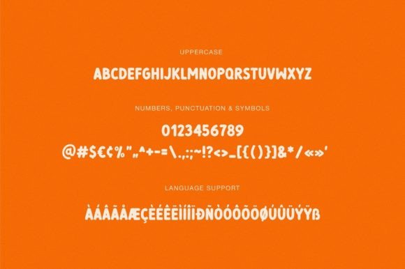 Little Goose Font PNG with transparent background - Preview 3
