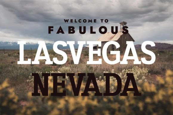 Nevada Font PNG with transparent background - Preview 1