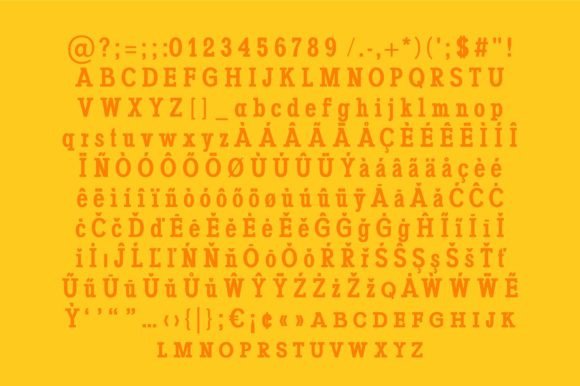 Nevada Font PNG with transparent background - Preview 2