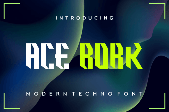 Acebork Font - Preview 1