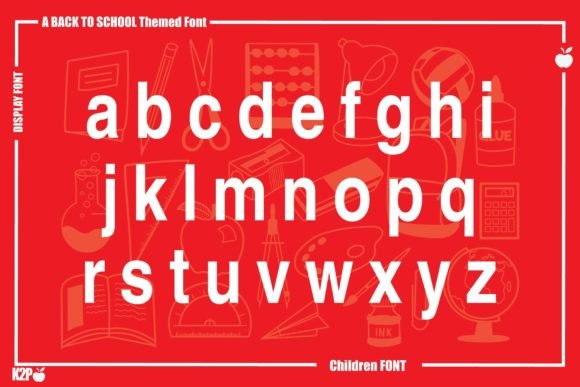 Back to School Font - Preview 2