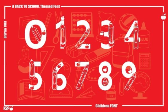 Back to School Font - Preview 4