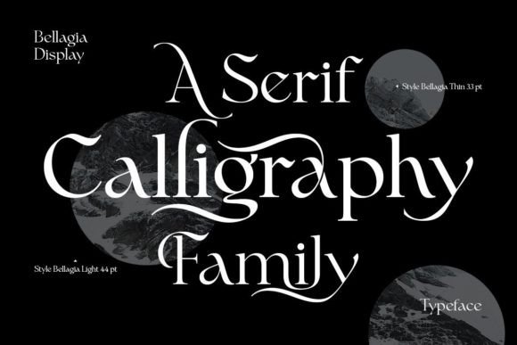 Bellagia Display Font - Preview 1