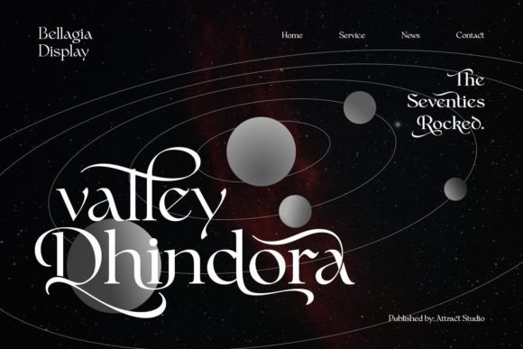 Bellagia Display Font - Preview 5