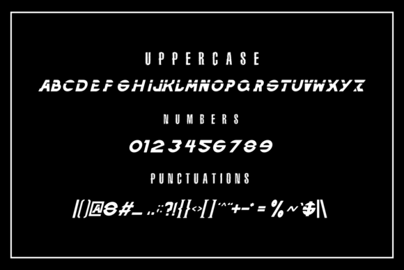 Blacktech Font - Preview 2