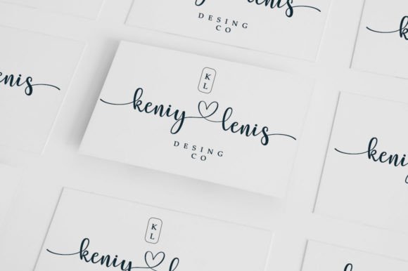 Emily Bonza Font PNG with transparent background - Preview 1