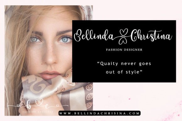 Emily Bonza Font PNG with transparent background - Preview 4