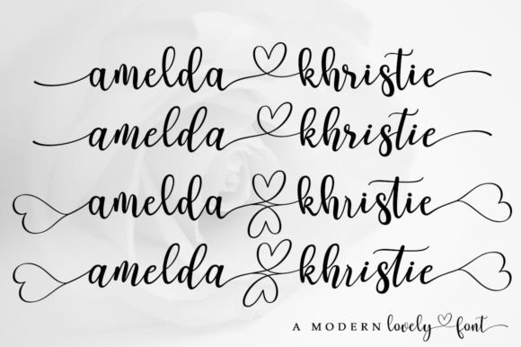 Emily Bonza Font PNG with transparent background - Preview 6