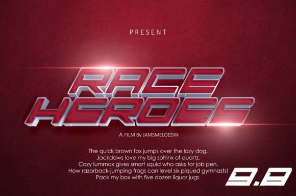 Fast Racer Font - Preview 5