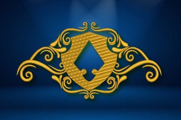 Frame in the Shape of a Spade Card