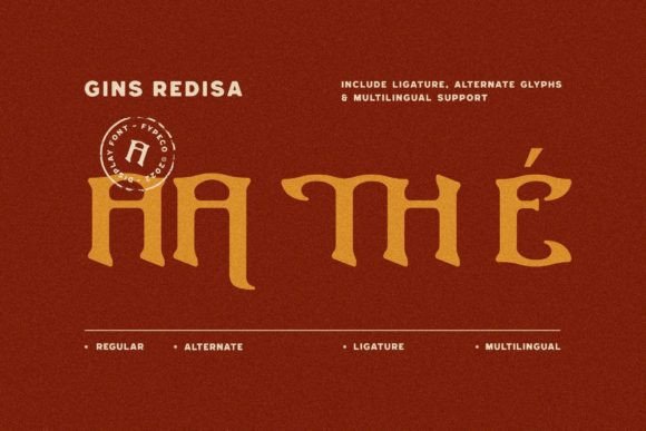 Gins Redisa Font - Preview 4