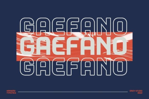Hanserd Font PNG with transparent background - Preview 3