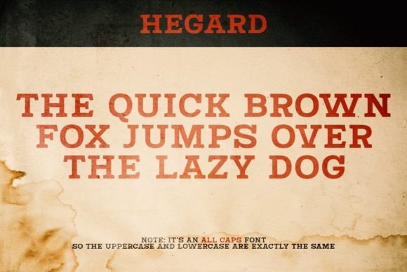 Hegard Font - Preview 2