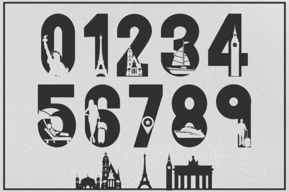Holiday Travel Font PNG with transparent background - Preview 2