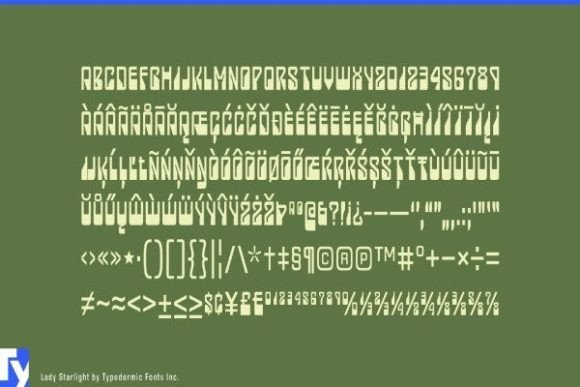 Lady Starlight Font PNG with transparent background - Preview 2