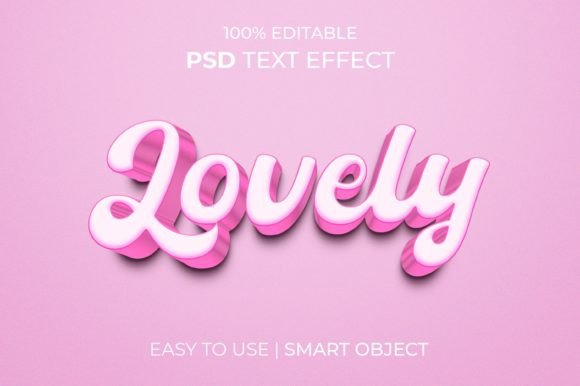 Lovely Text Effect Style Grafica Stili di livello Di himelgfx