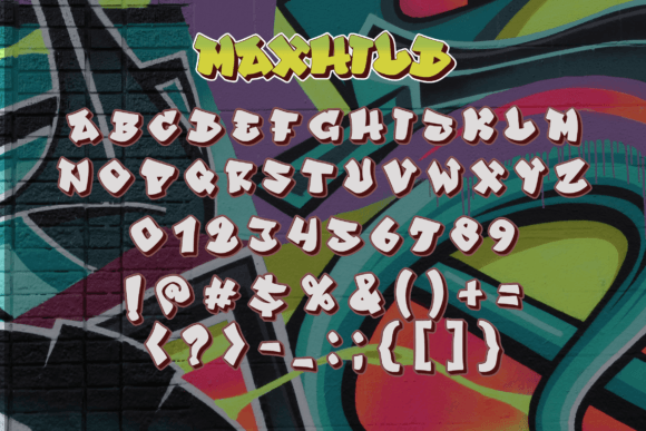 Maxhild Font PNG with transparent background - Preview 1