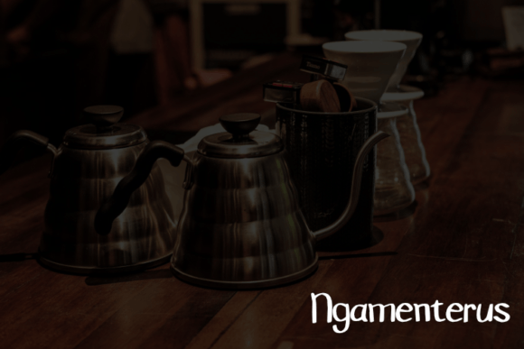 Ngamenterus Font PNG with transparent background - Preview 2