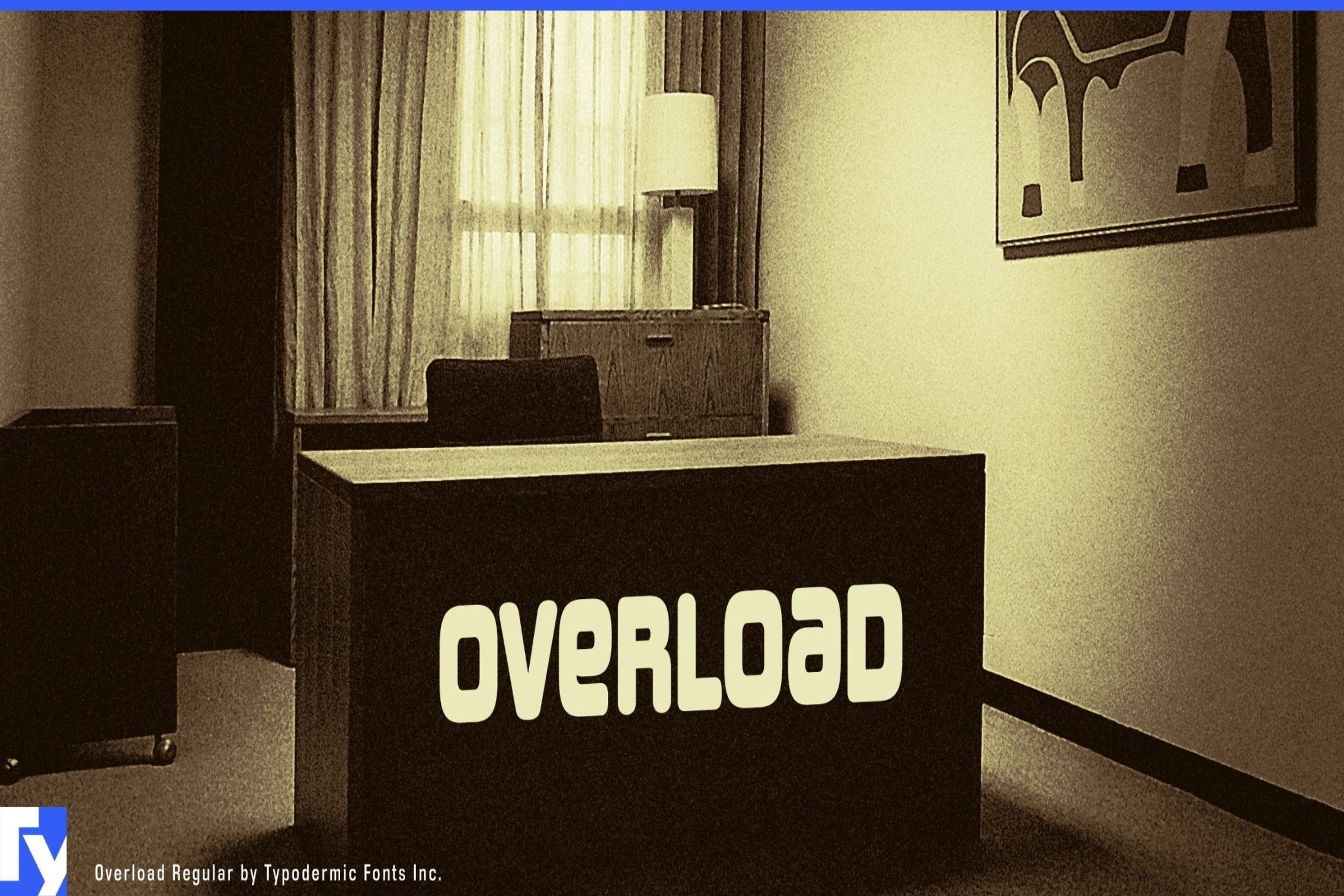 Cool Overload Lettering Background Overload Font by Freebies · Creative Fabrica