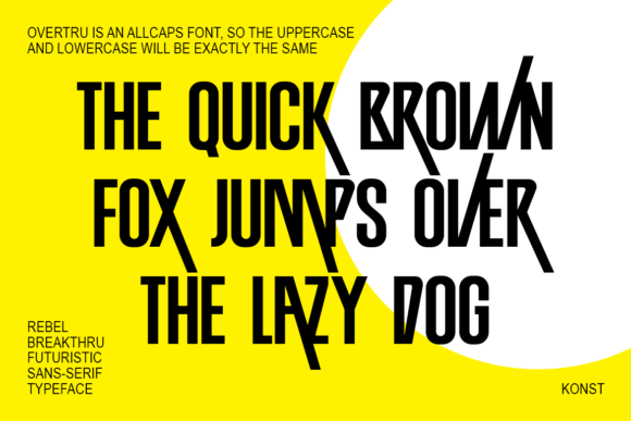 Overtru Font PNG with transparent background - Preview 2