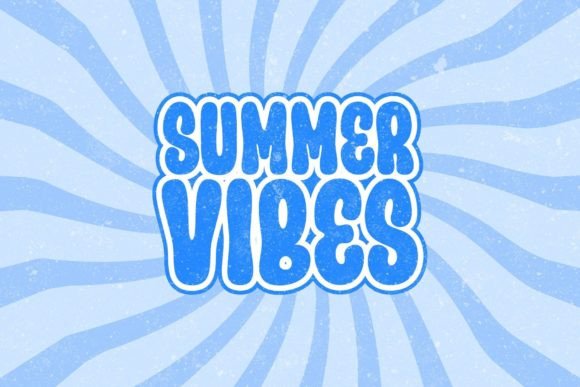 Parade Groovy Font PNG with transparent background - Preview 1
