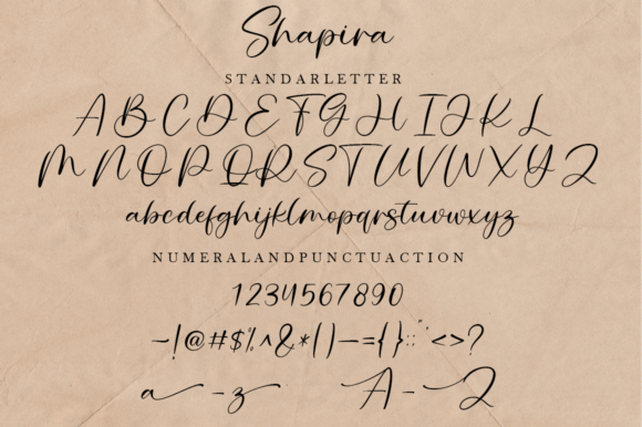 Shafira Font PNG with transparent background - Preview 6