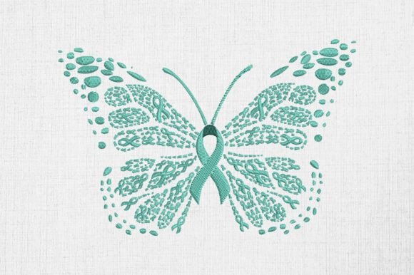 Teal Butterfly PTSD Awareness