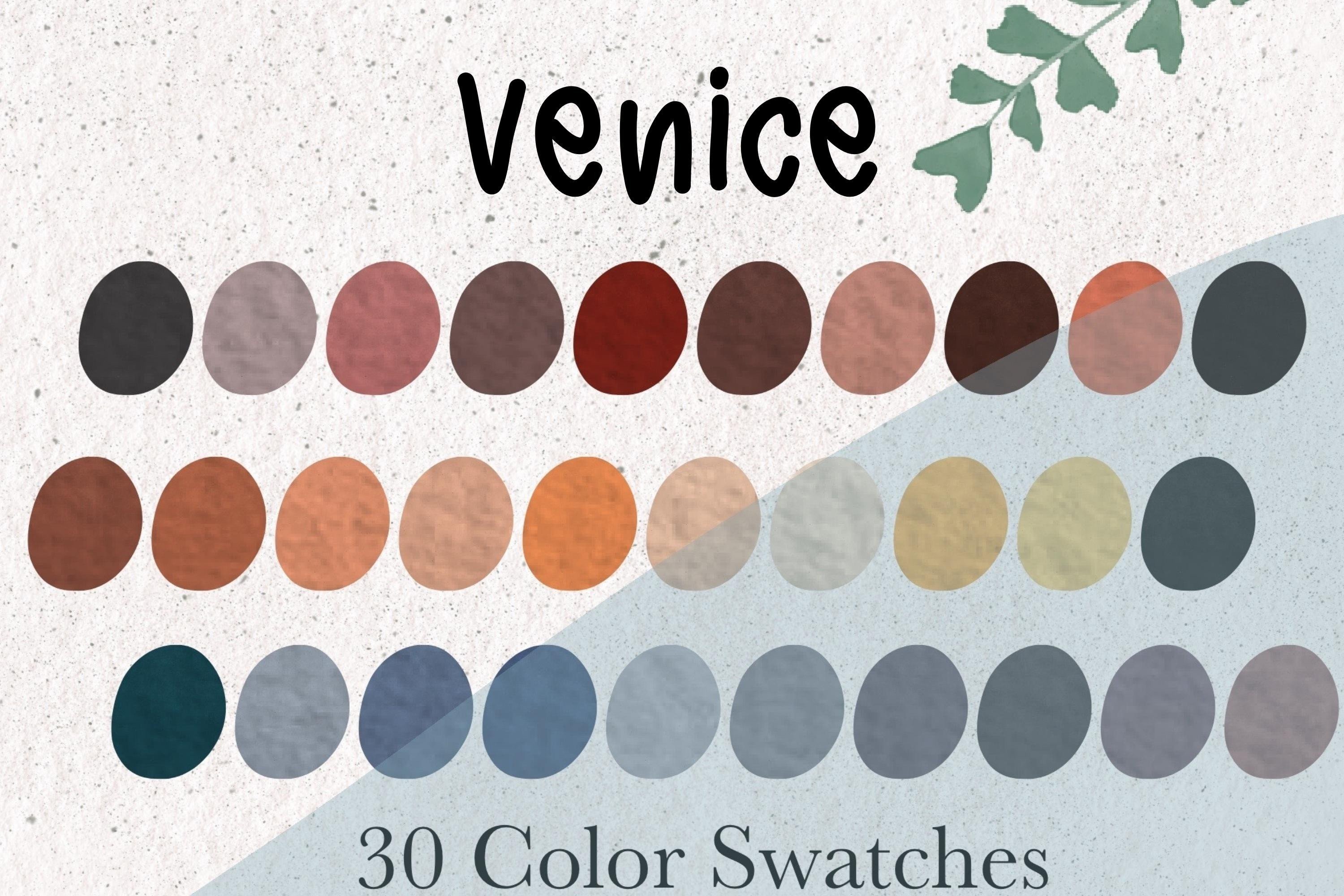 Venice Procreate Color Swatches Graphic by Millie Her Majesty ...