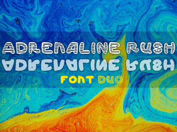 Adrenaline Rush Font - Preview 1
