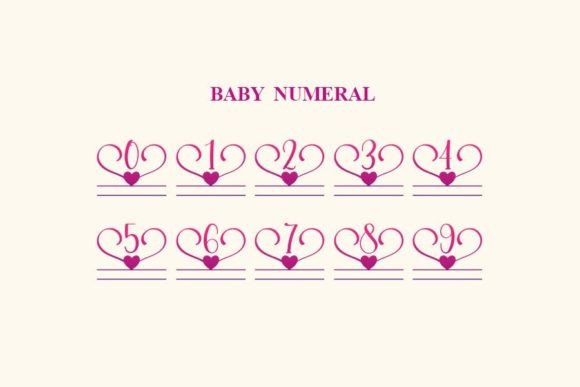 Baby Monogram Font - Preview 3