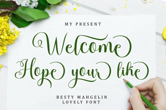 Besty Mahgelin Font - Preview 4